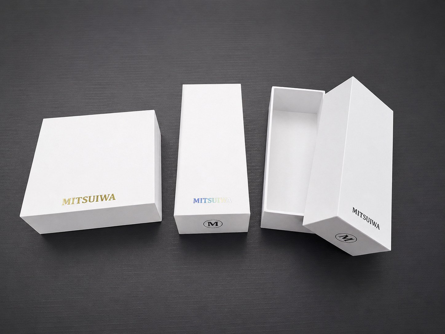 Assorted rigid boxes